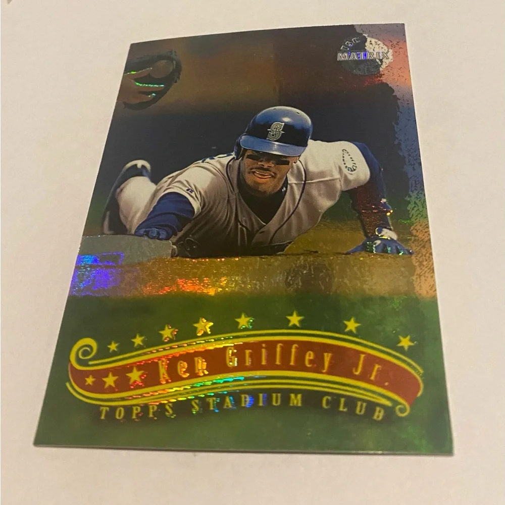 Ken Griffey Jr. Rare! 1997 Topps Stadium Club Matrix Holofoil # 50 Vintage